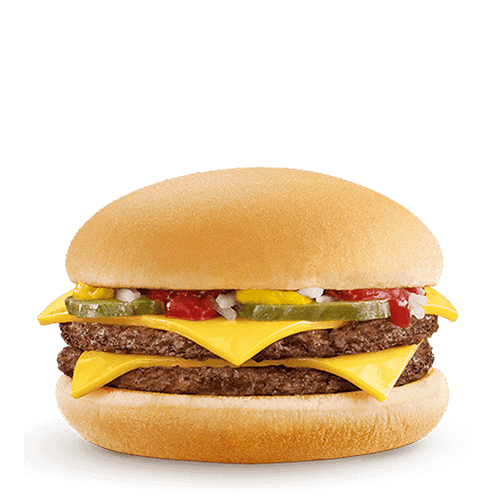 Photo du produit Double cheeseburger, non contractuelle