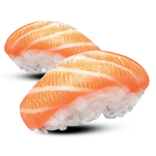 Photo du produit Sushi Saumon x 2, non contractuelle