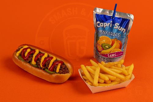 Photo du produit Menu Qidz Hot Smashé, non contractuelle