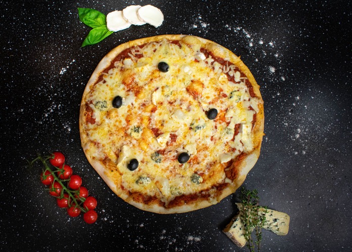 Photo du produit Pizza 4 fromages, non contractuelle