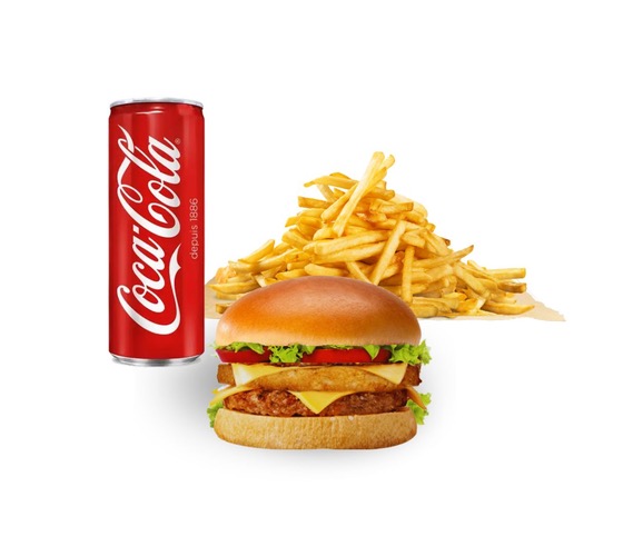 Photo du produit Menu Baps Burger, non contractuelle