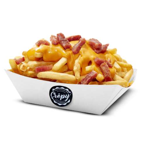 Photo du produit Frites & Cheddar + Bacon, non contractuelle