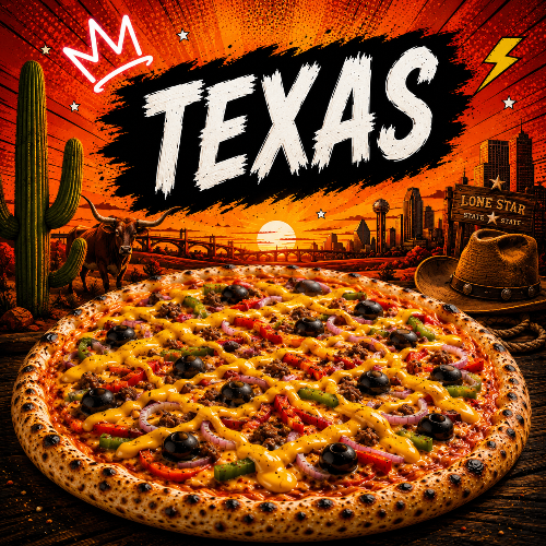 Photo du produit Texas Pizza, non contractuelle