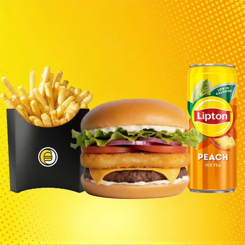 Photo du produit Menu burger végétarien, non contractuelle