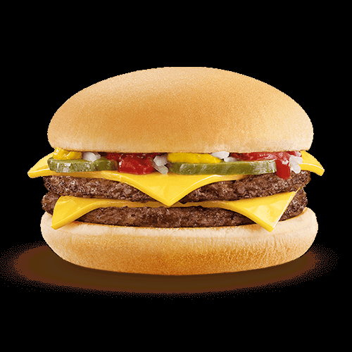 Photo du produit Double Cheese Burger, non contractuelle