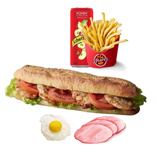 Photo du produit Le Vegas 🎰 Baguette, non contractuelle