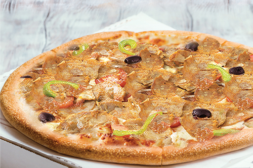 Photo du produit Pizza kebab (base crème), non contractuelle