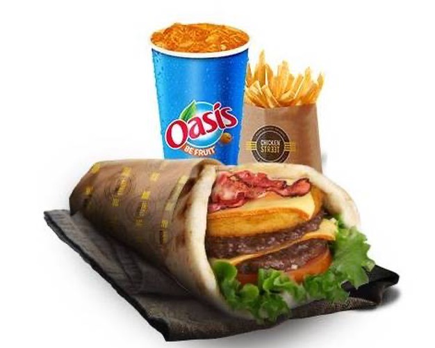 Photo du produit Menu Naan Raclette Steak, non contractuelle