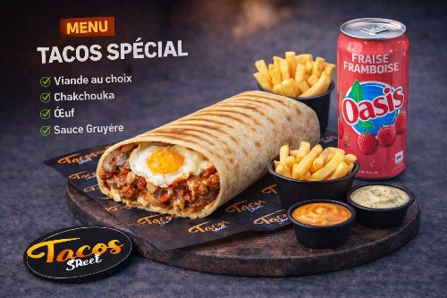 Photo du produit Menu Tacos Le Spécial, non contractuelle