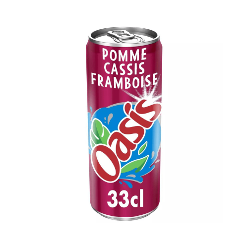 Photo du produit Oasis pomme cassis framboise 33 cl, non contractuelle