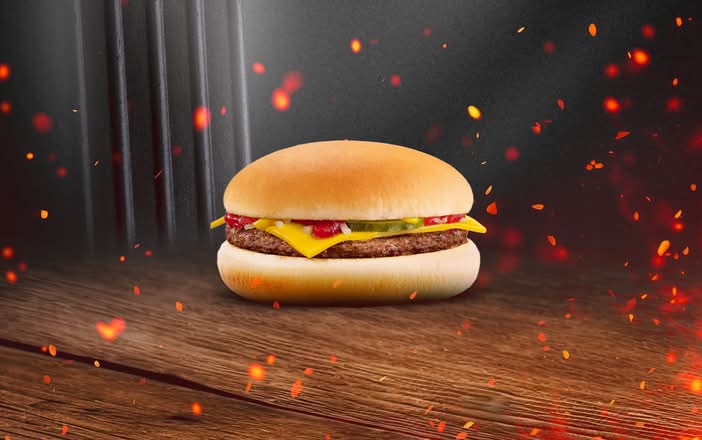 Photo du produit Cheese Burger, non contractuelle