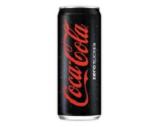 Photo du produit Coca-Cola zéro 33cl 🥤, non contractuelle