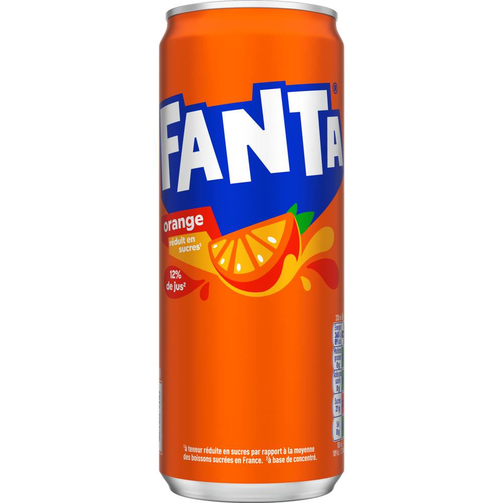 Photo du produit Fanta orange 33 cl, non contractuelle