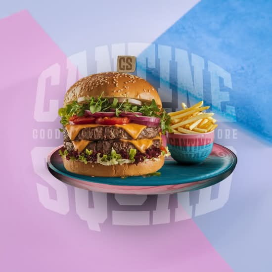 Photo du produit Double Classic Burger, non contractuelle
