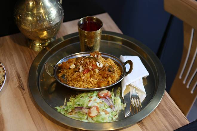 Photo du produit Menu biryani légumes, non contractuelle