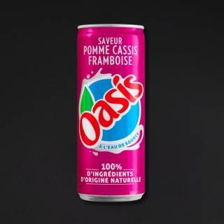Photo du produit Oasis Pomme Cassis Framboise 33cl, non contractuelle