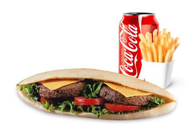 Photo du produit MENU STEAK SANDWICH, non contractuelle