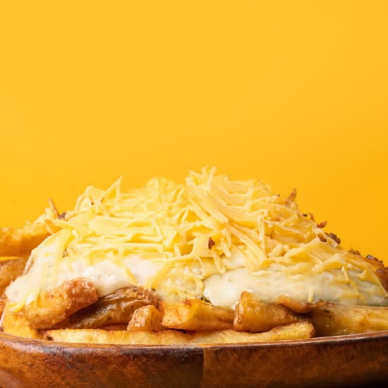 Photo du produit Frites maison et cheddar, non contractuelle