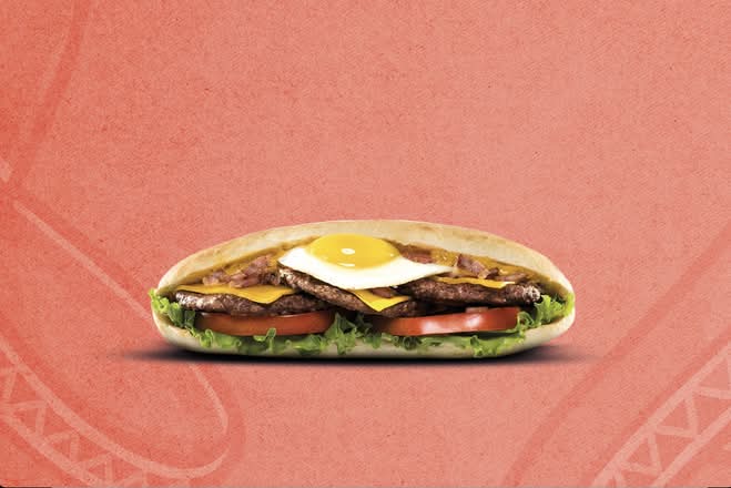 Photo du produit TRIPLE STEAKS SANDWICH 🥩 🥩 🥩, non contractuelle