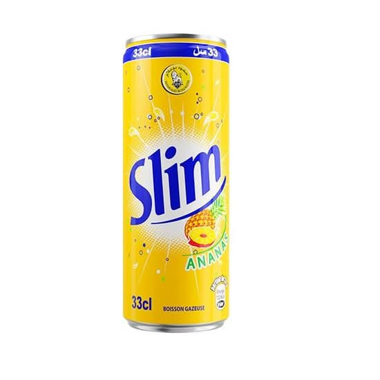 Photo du produit Slim ananas 33cl, non contractuelle
