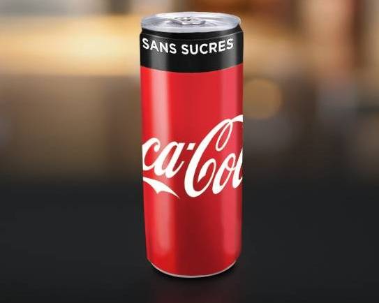 Photo du produit Coca-Cola Zéro 33cl, non contractuelle