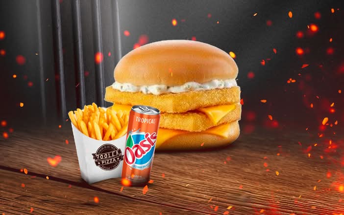 Photo du produit Menu Double Fish Burger, non contractuelle