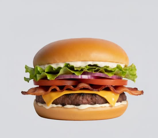 Photo du produit Menu hamburger, non contractuelle