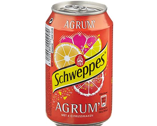 Photo du produit SCHWEPPES AGRUMES 33CL, non contractuelle
