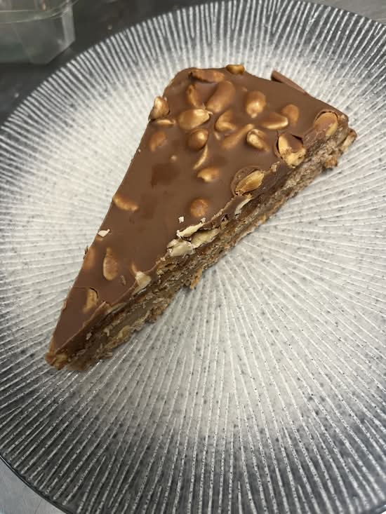 Photo du produit Tarte Snickers, non contractuelle