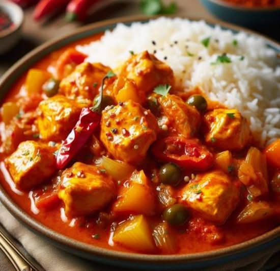 Photo du produit Poulet vindaloo très épicé, non contractuelle