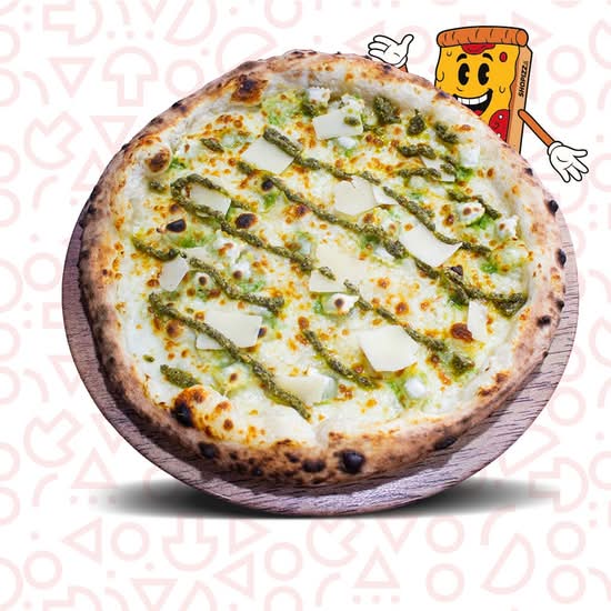 Photo du produit Pesto Raviole Pizza, non contractuelle