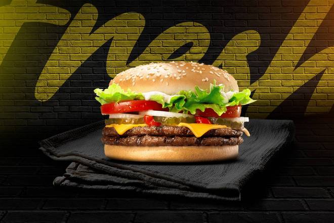 Photo du produit Double Cheese Burger, non contractuelle