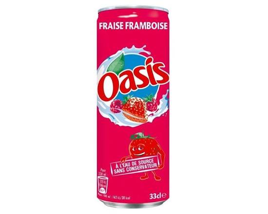 Photo du produit Oasis Fraise Framboise 33cl, non contractuelle