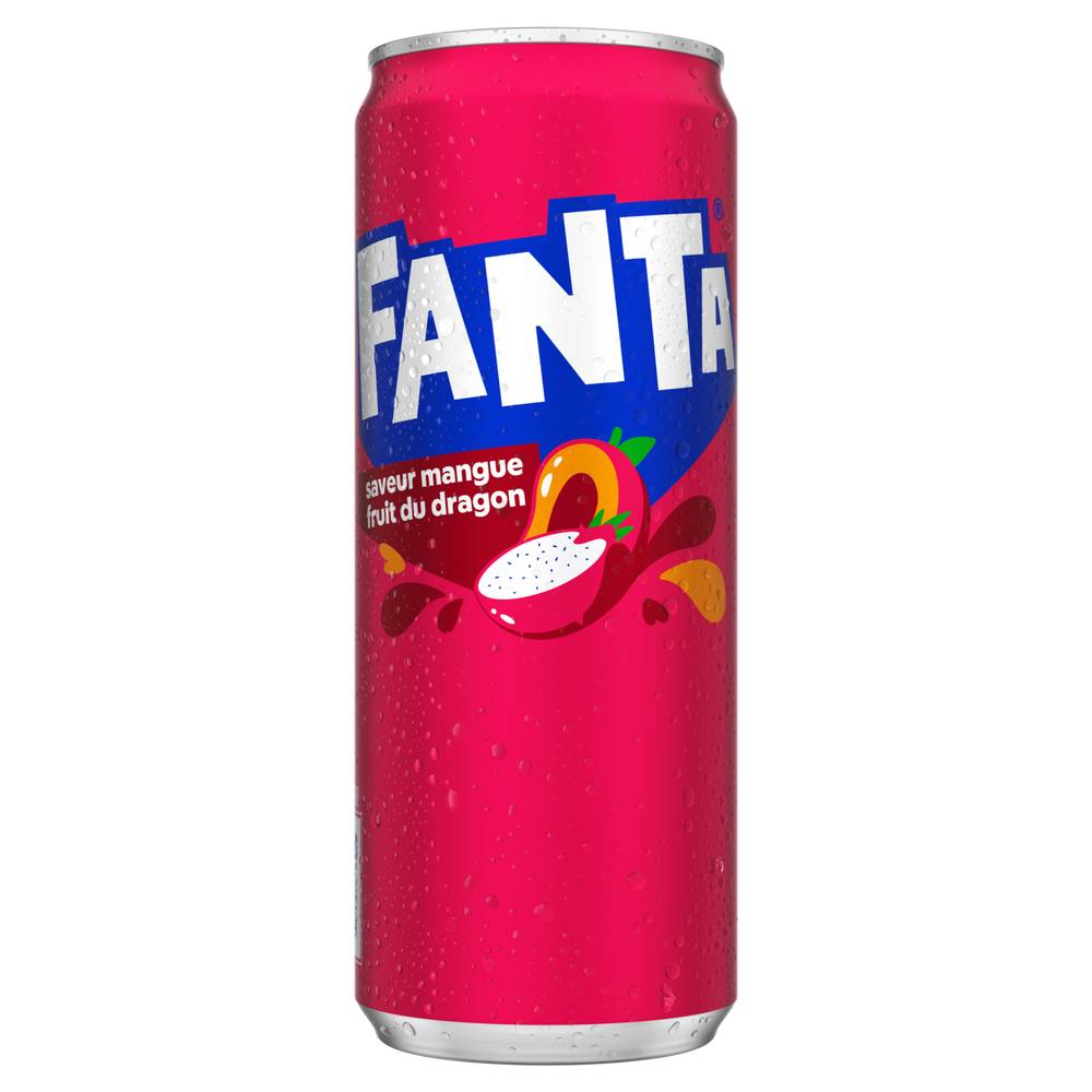 Photo du produit Fanta Fruit du Dragon 33cl, non contractuelle