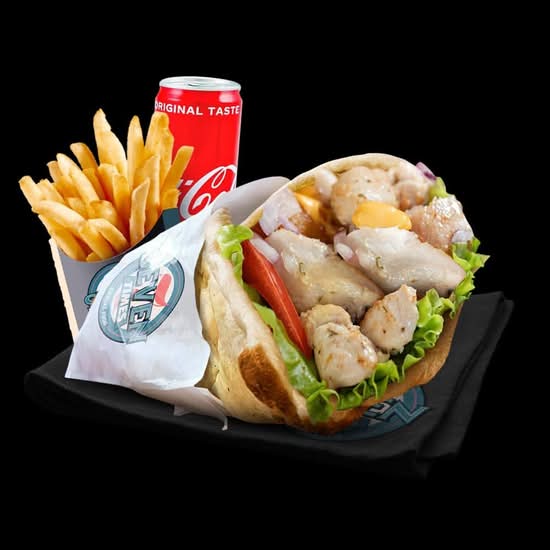 Photo du produit NAAN L’ESCALOPE GRUYÈRE 🌮, non contractuelle