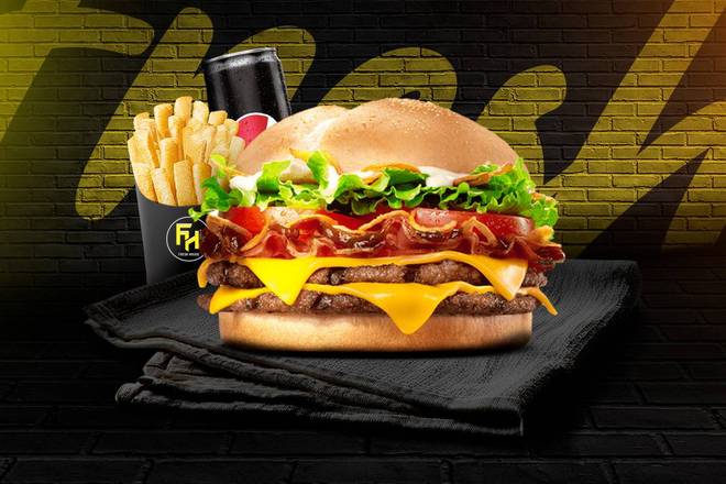 Photo du produit Menu Bacon Burger, non contractuelle