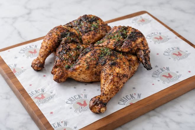 Photo du produit Poulet Entier Grillé 🐓, non contractuelle