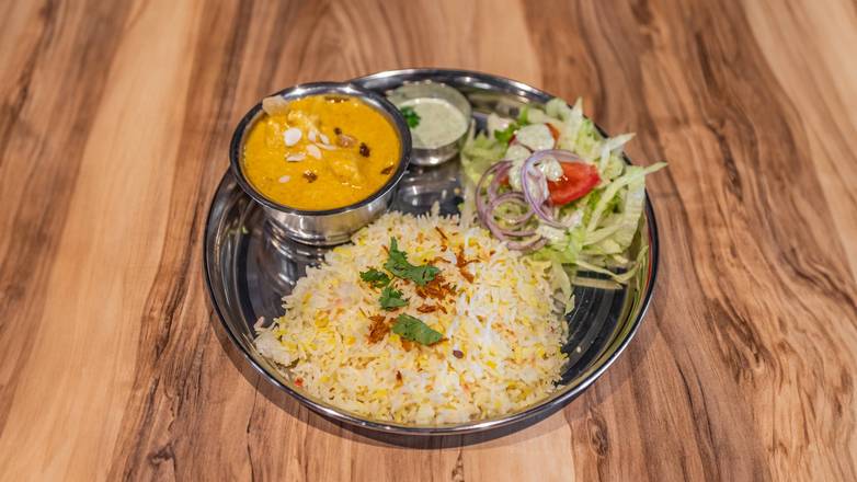 Photo du produit Assiette poulet korma, non contractuelle