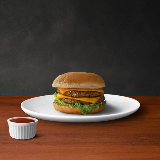 Photo du produit Double cheeseburger, non contractuelle