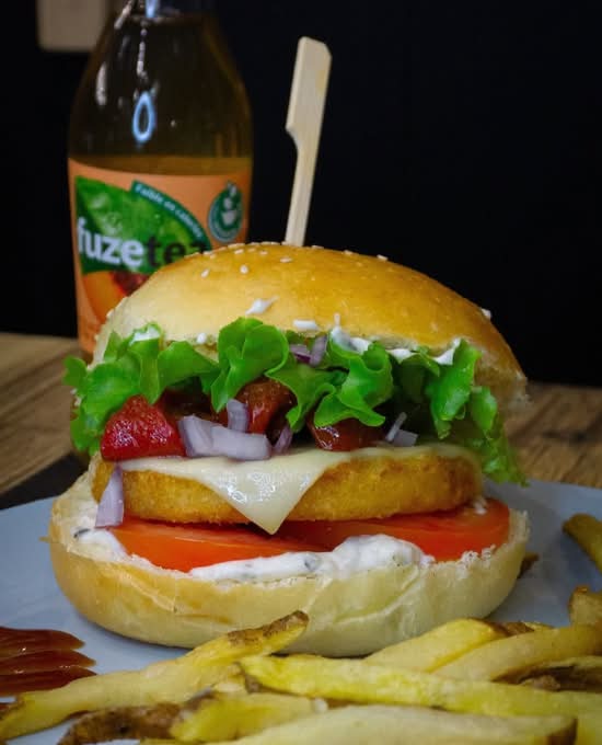Photo du produit Le Végétarien Burger Menu, non contractuelle