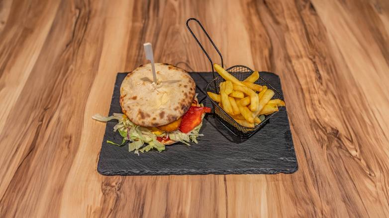 Photo du produit Menu burger poulet pané, non contractuelle