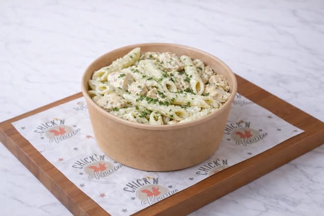 Photo du produit Pâtes au poulet 🍗, non contractuelle