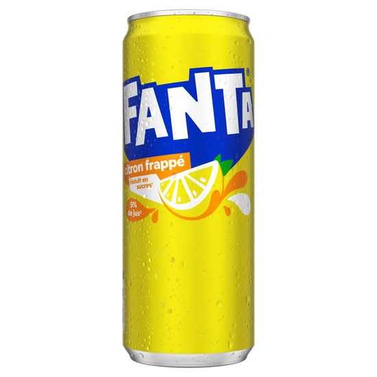 Photo du produit Fanta citron 33 cl., non contractuelle