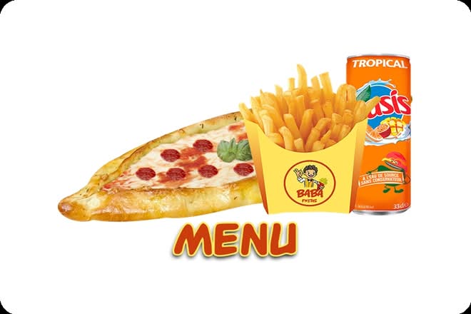 Photo du produit MENU PIDE MERGUEZ, non contractuelle