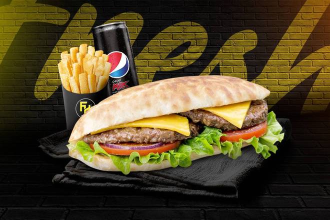 Photo du produit Menu Sandwich Steak 🥩, non contractuelle