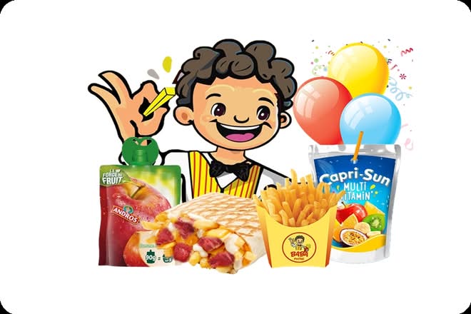 Photo du produit MENU ENFANT PTIT ROULE, non contractuelle