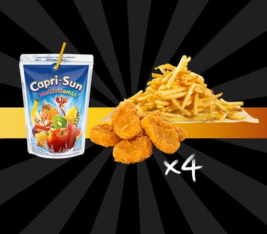 Photo du produit Menu enfant Nuggets x4, non contractuelle