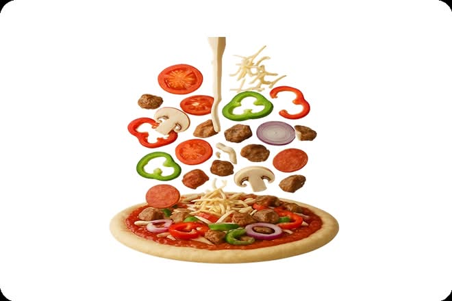 Photo du produit PIZZA A COMPOSER, non contractuelle