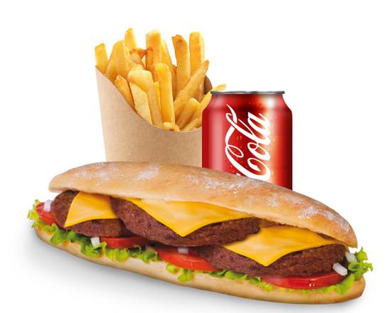 Photo du produit Menu Sandwich Américain 🥙, non contractuelle