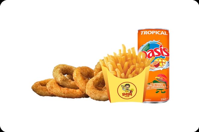 Photo du produit MENU ONION RINGS 5PCS, non contractuelle